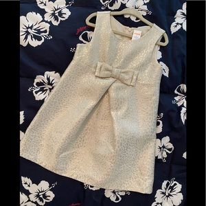 Gymboree Girls Special Occasion Gold Party Dress 4